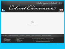 Tablet Screenshot of cabinetclemenceau.com